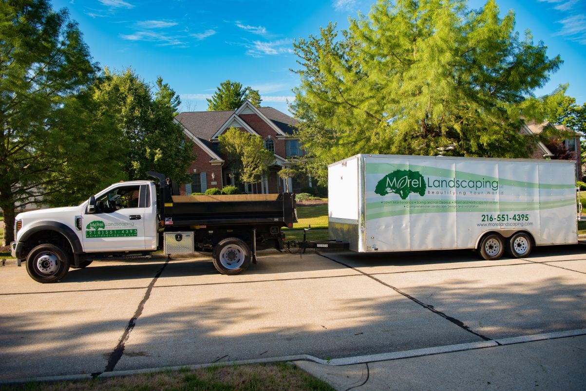Morel Landscaping truck