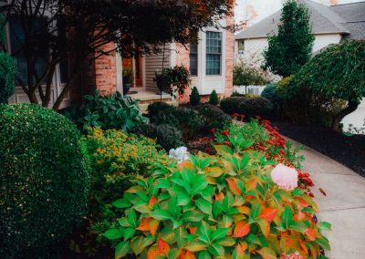 Amato project home exterior walkway