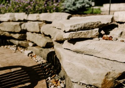 Battig project stone wall