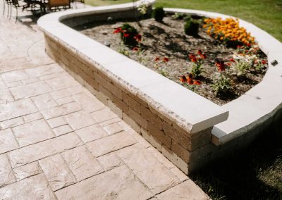 Becker project flower bed