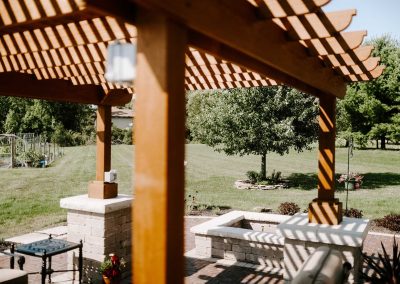 Becker project patio pergola