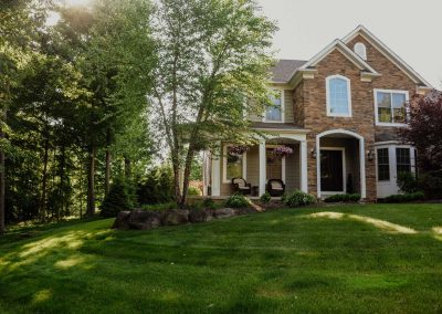 Detmeyer project front yard