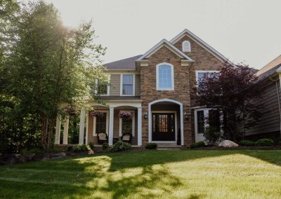 Detmeyer project front yard