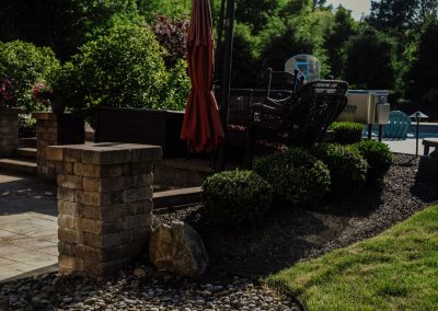 Detmeyer project flower bed