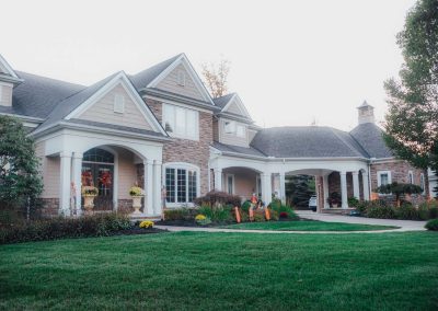 Ganley project trees and flower beds