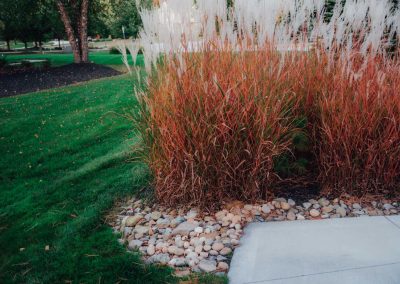 Ganley project flower bed