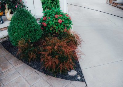 Ganley project flower bed