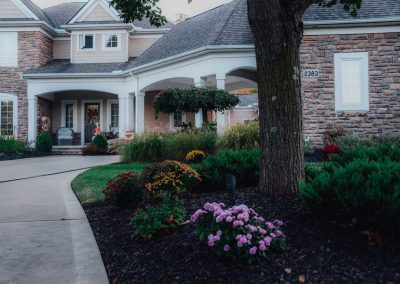 Ganley project flower bed