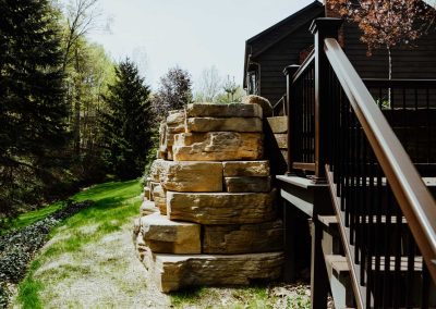 George project Retaining Wall