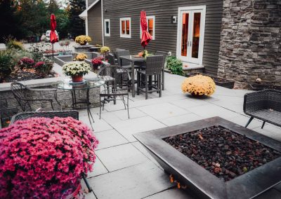 Haught project patio and fire pit