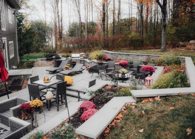 Haught project flower bed