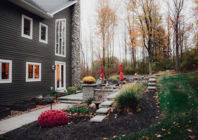 Haught project flower bed