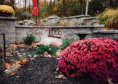Haught project flower bed