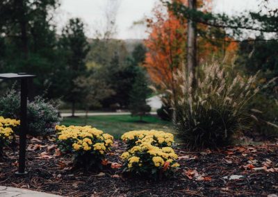 Haught project flower bed