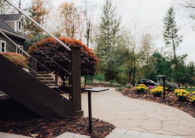 Haught project flower bed