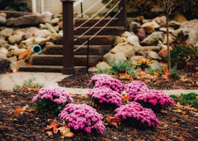 Haught project flower bed