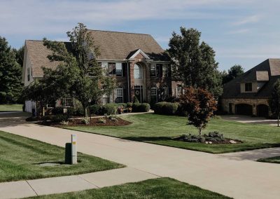 Jones project front yard