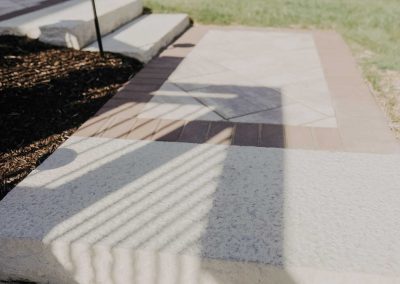 Jones project patio decorative concrete