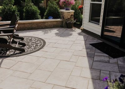 Jones project paved patio