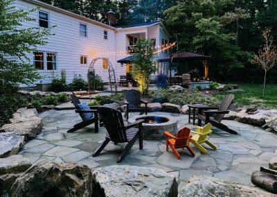 Mcdermott project patio fire pit