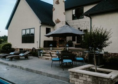 Patton project paved patio