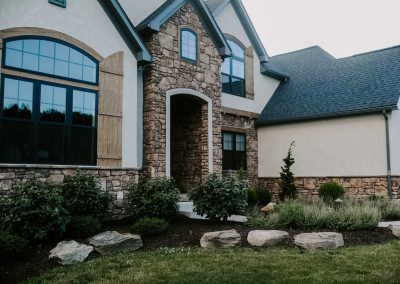 Patton project flower bed