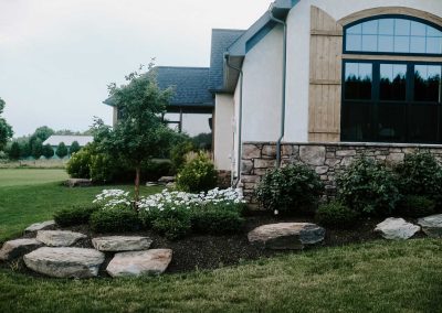 Patton project flower bed