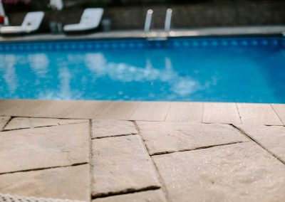 Stillings project decorative concrete by pool