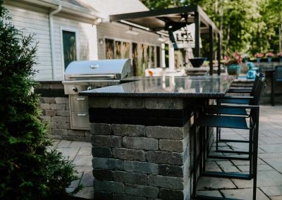 Stillings project outside kitchen