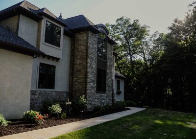 Yoder project side yard