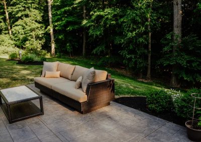 Yoder project patio seating