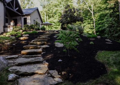 Yoder project outside stairs