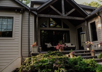 Yoder project entrance stairs